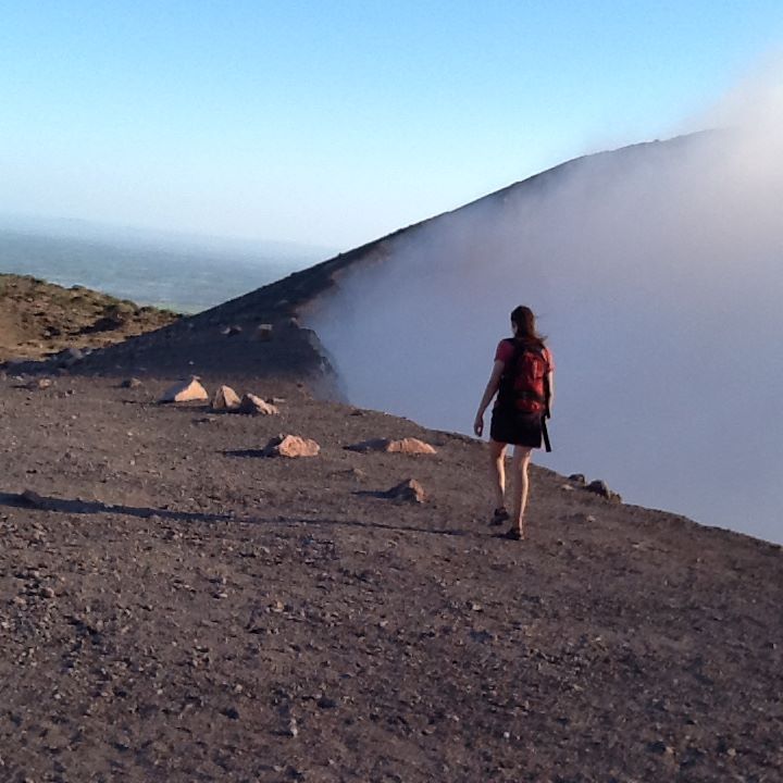 Sunset on Telica Volcano, Nicaragua